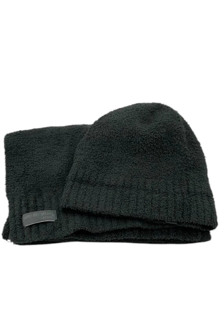 Barefoot Dreams Women's Beanie and Scarf Set Deep Juniper